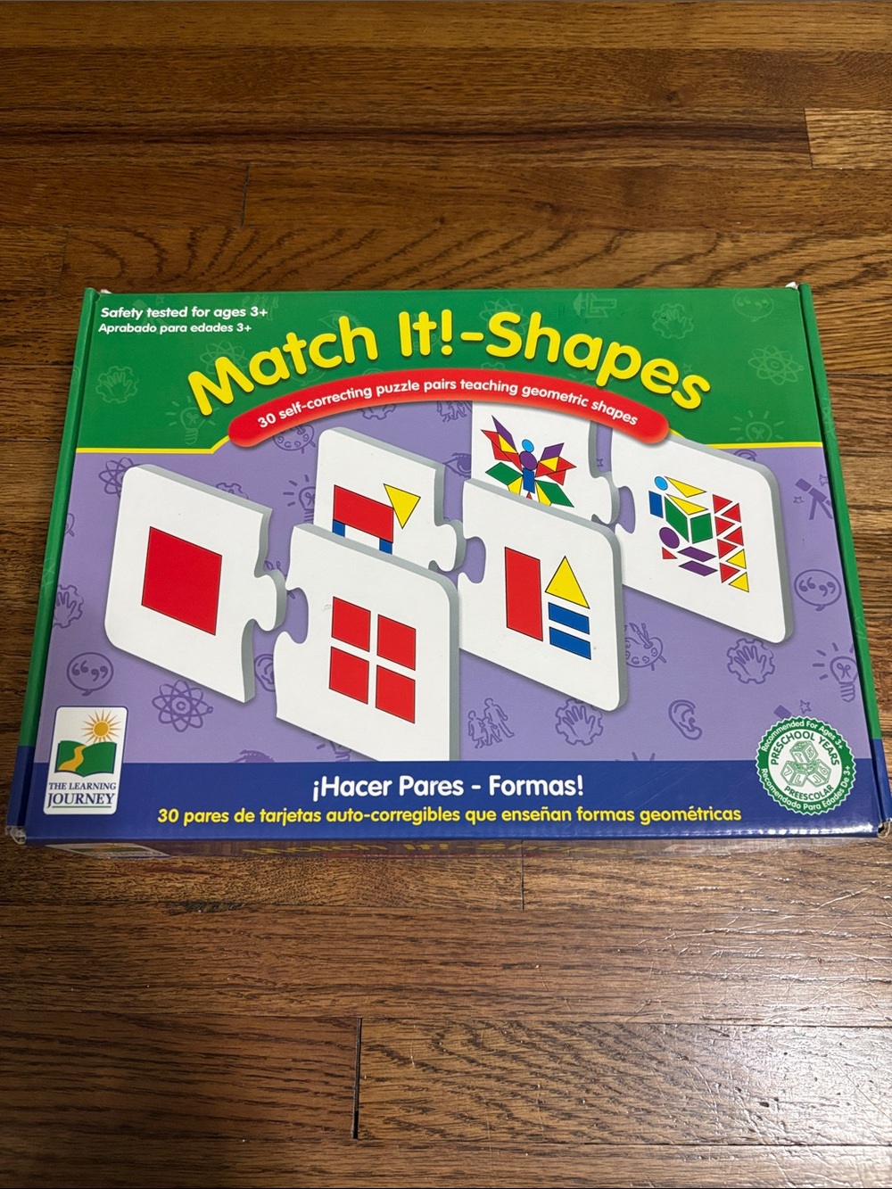 Match It! - Shapes: 30 self-correcting puzzle pairs teaching geometric shapes